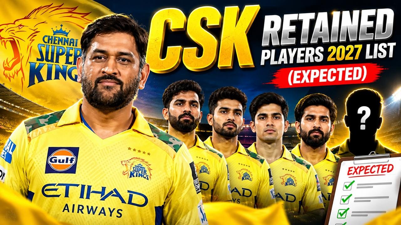CSK Retained Players 2027 List