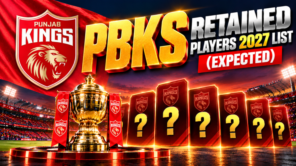 PBKS Retained Players 2027 List