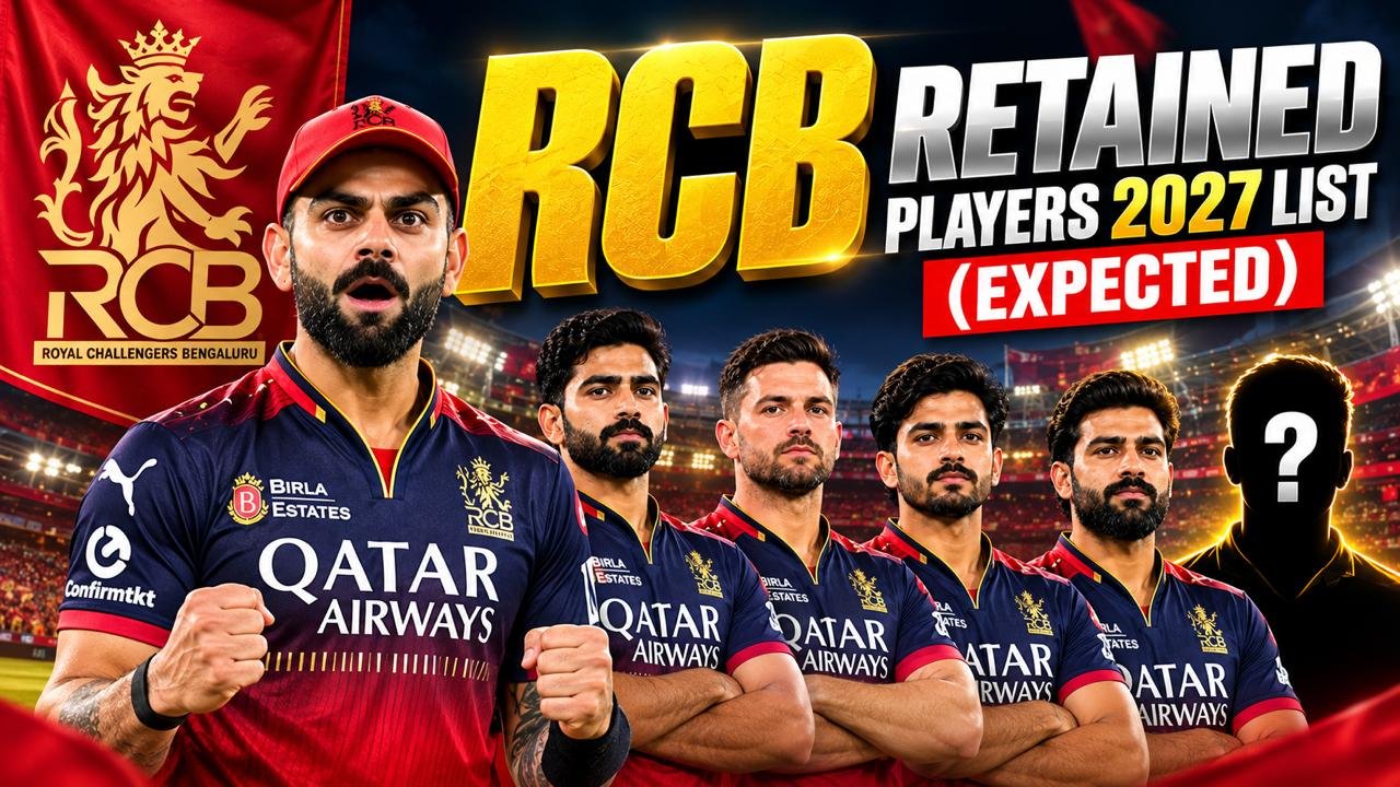RCB Retained Players 2027 List