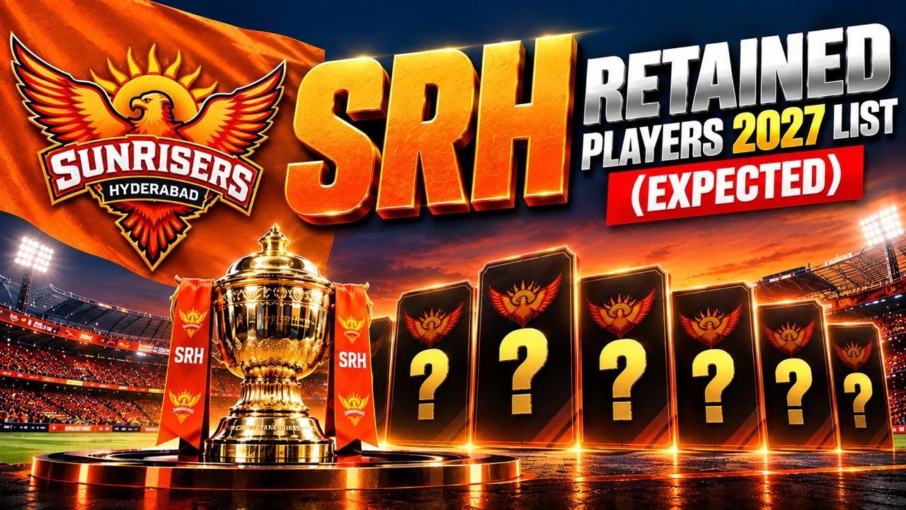 SRH Retained Players 2027 List